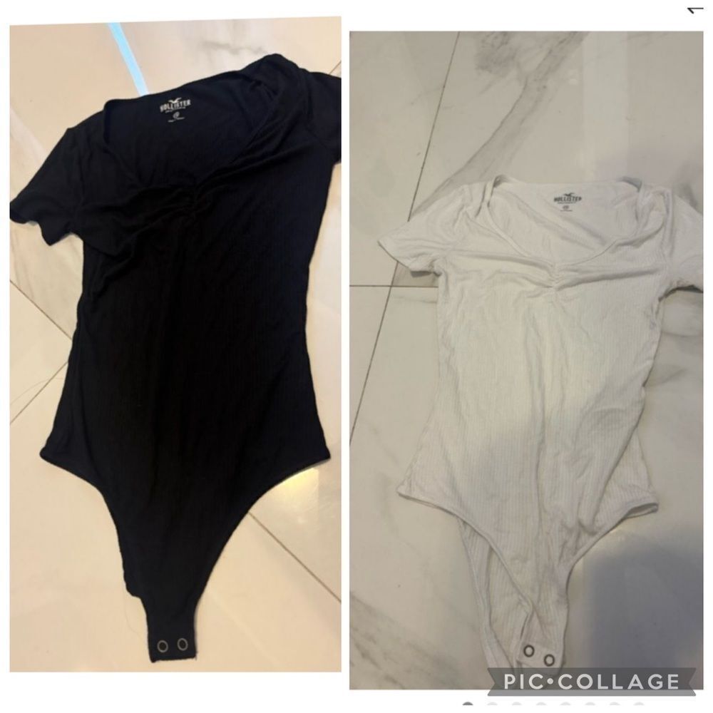 Hollister Set of 2 ribbed v neck body suit #11